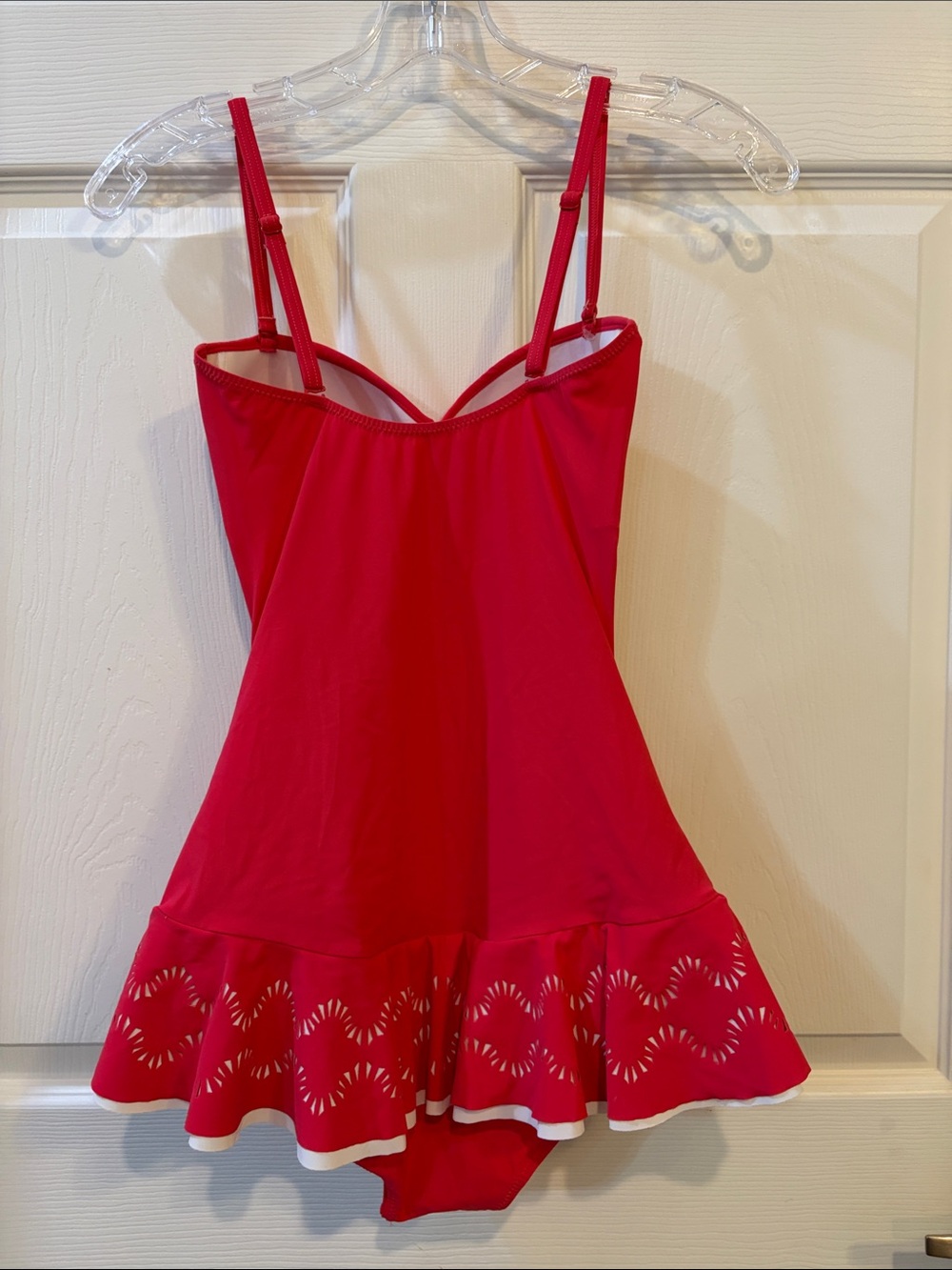 Profile by Gottex Coral Pink Ruffled One-Piece Swimsuit - Picture 2 of 4